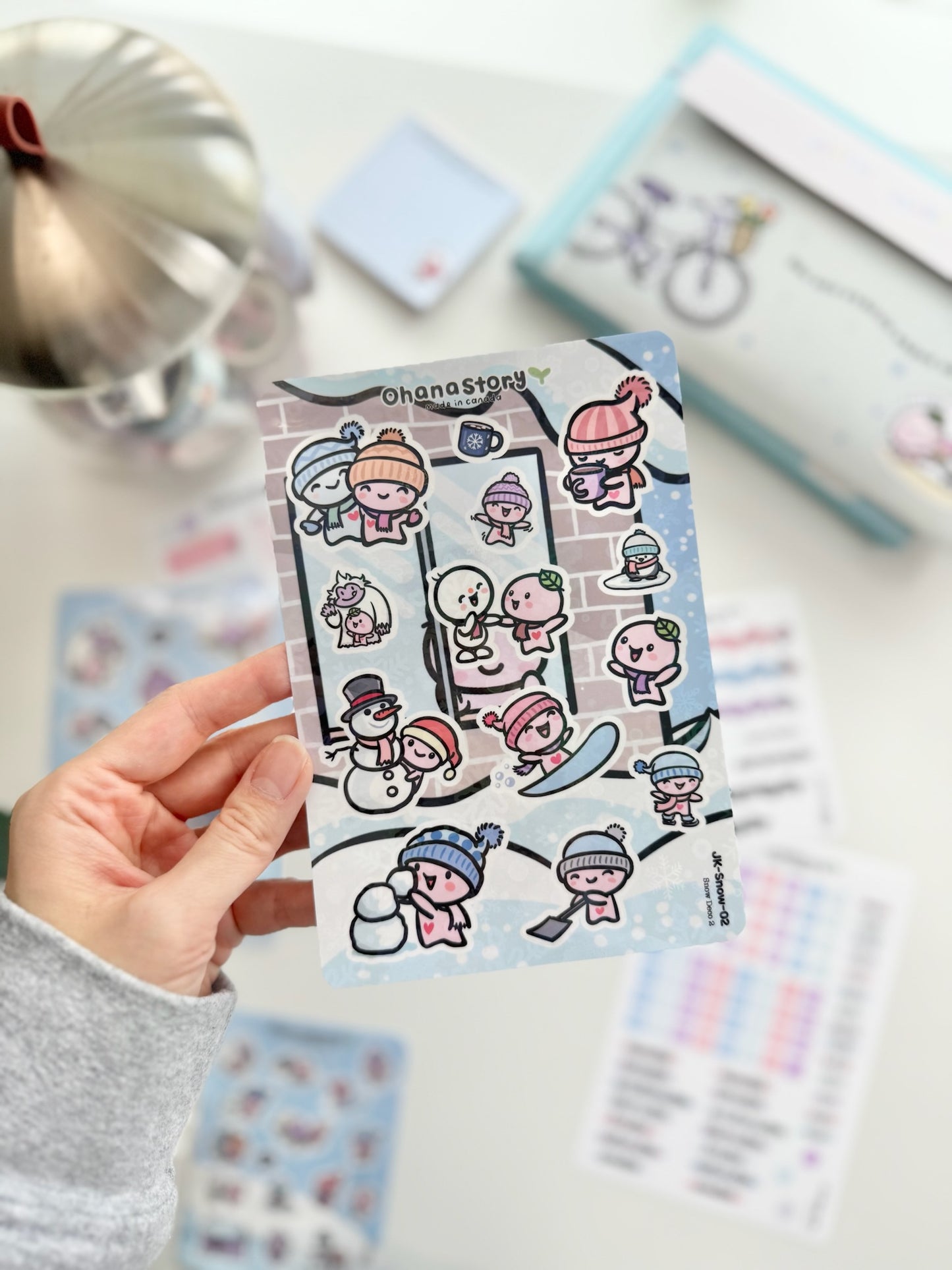 JK-Snow-All | Snow Day Journaling Stickers Kit