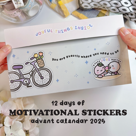12 Days of Motivational Stickers Advent Calendar 2025