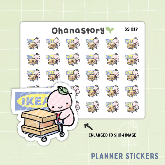 SS017 | Buji IKEA Icon Stickers Sheet