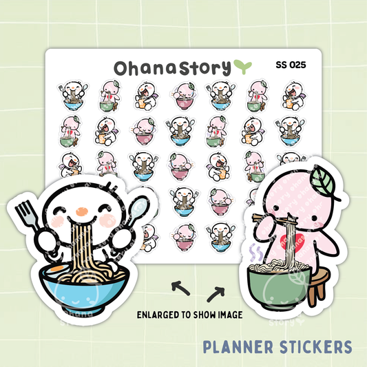 SS025 | Ramen Icon Stickers Sheet