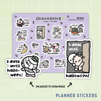 SS144 | Halloween Countdown Sticker Sheet