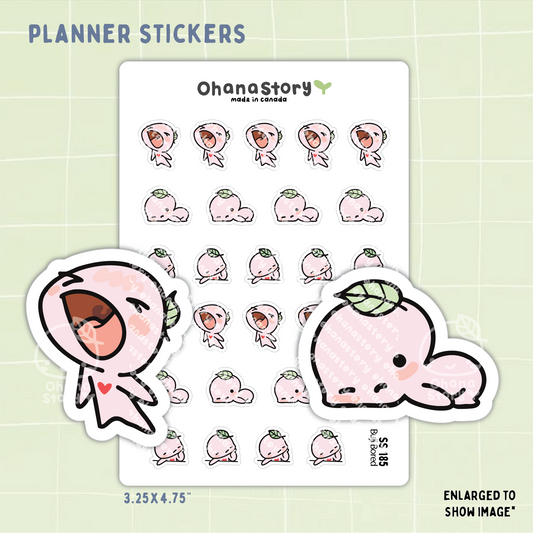 SS185 | Bored Buji Icon Stickers Sheet